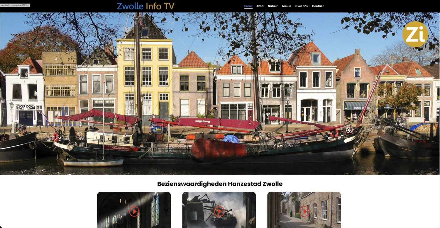 Website zwolleinfo.nl